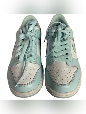 Nike Dunk Low GS Glacier Blue White Sneakers FB9109-104 Big Kids Youth Size 4.5Y